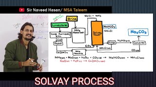 Solvay Process  Na2CO3  NaHCO3  Production of Soda AshWashing SodaBaking soda  MSA Taleem [upl. by Fatimah]