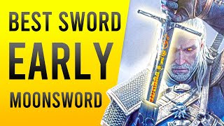 Witcher 3 Best Sword EARLY Location – The MoonBlade Silver Sword Relic Starter Guide [upl. by Pomfrey]