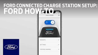 Ford Mustang MachE Ford Connected Charge Station Setup  Ford HowTo  Ford [upl. by Lightman]