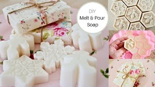 How to make Soap The melt and pour easy method [upl. by Edals]