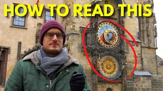 How to read Prague Astronomical Clock  SHORT and EASY explanation from a real Prague guide [upl. by Narih991]