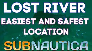 The Easiest And Safest Way To Get Into The Lost River In Subnautica  Lost River Safe Entrance  HD [upl. by Dawn]