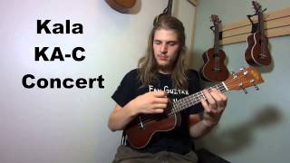 Kala Ukulele Comparison KAS KAC KAT sound samples [upl. by Leroj954]