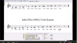 Video 7 Chromatische Tonleiter Hz Cent [upl. by Hsevahb961]