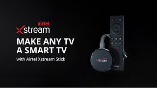 Introducing the Airtel Xstream Stick Turn any TV into a Smart TV with AirtelXstream [upl. by Toth]