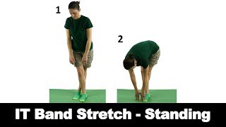 IT Band Stretch Standing  Ask Doctor Jo [upl. by Anerul]