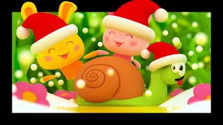 Petit Escargot de Noël  Comptines Bébés TITOUNIS [upl. by Inanak128]