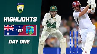 Australia v West Indies 202324  Second Test  Day 1 [upl. by Alfy]