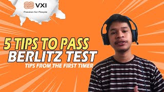 Berlitz Tips  How to Pass Berlitz  Versant Test Call Center  VXI  Darrell Dela Cruz [upl. by Shenan716]