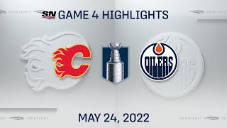 NHL Game 4 Highlights  Flames vs Oilers  May 25 2022 [upl. by Anivel]