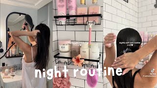 Night Routine🌙✨ Tiktok compilation [upl. by Eenyaj]