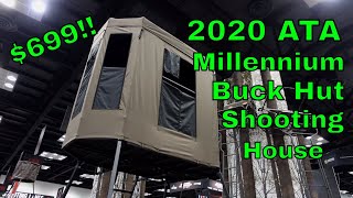 2020 ATA Millennium Treestands Buck Hut Shooting House Blind [upl. by Hey]