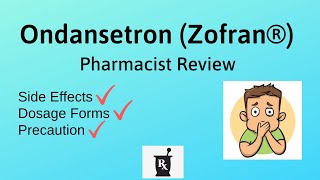 Ondansetron Zofran®  Ondansetron Side Effects Uses Precaution [upl. by Aerb911]