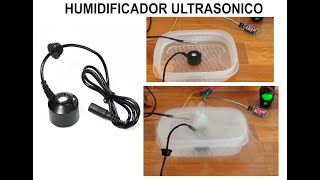 Humidificador Ultrasónico [upl. by Llyrehc]