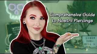 Comprehensive Guide to Nostril Piercings [upl. by Karalynn]