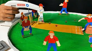 How to make indoor cricket game from cardboard at home [upl. by Ragas193]