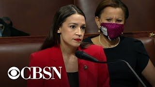 Representative Alexandria OcasioCortez responds to colleagues disparaging remark [upl. by Atiuqer]