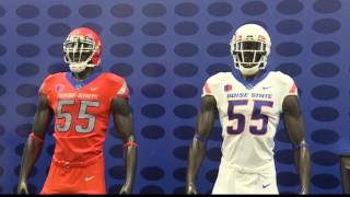 Boise State unveils new Football uniforms [upl. by Hagi490]