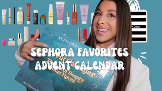 SEPHORA FAVORITES ADVENT CALENDAR  Sephora haul [upl. by Atnamas]