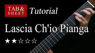 Lascia Chio Pianga Farinelli  Guitar Lesson  TAB [upl. by Telocin851]