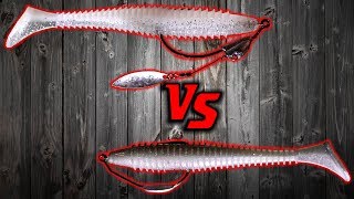 Bass Fishing Swimbait Vs Underspin Challenge [upl. by Ofori]