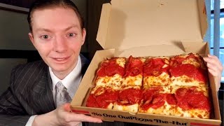 Pizza Hut NEW Detroit Style Pizza Review [upl. by Anrol]