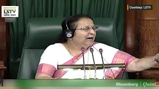 NoConfidenceMotion Sumitra Mahajan On Rahul Gandhis Hug To PM Modi [upl. by Aicilana111]