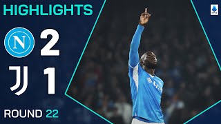 NAPOLIJUVENTUS 21  HIGHLIGHTS  Lukaku penalty extends Napoli winning run  Serie A 202425 [upl. by Annette579]