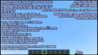 Minecraft  The F3 Screen Explained [upl. by Ellimaj]