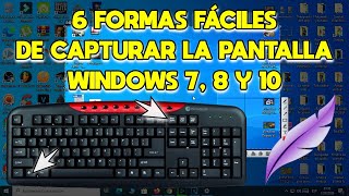 💻 Cómo Hacer CAPTURA DE PANTALLA en PC  6 Formas para Hacer SCREENSHOT en PC  Windows 7 8 y 10 ✅ [upl. by Eimma]