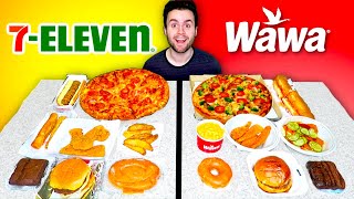 7Eleven VS Wawa  MENU TASTE TEST [upl. by Miculek280]