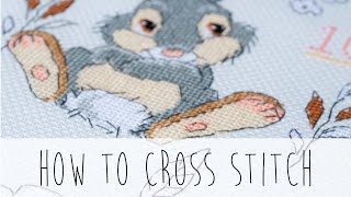 HOW TO CROSS STITCH • VERVACO [upl. by Elleirua666]