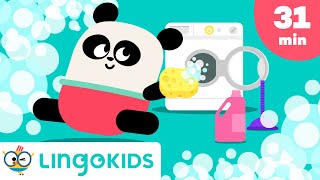 Clean Up Songs 🧹🧼  More Songs for Kids  Lingokids [upl. by Euqinoj]