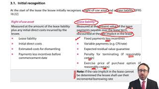 IFRS 16 Leases  Accounting treatment  CIMA F1 Financial Reporting [upl. by Clausen]