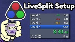 How to Set Up a Speedrun Timer LiveSplit Tutorial [upl. by Iaoh464]