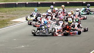 INCREDIBLE Kart race hits 250k views Super 1 2018 Rd 9 PFI Jnr TKM Final [upl. by Eisinger]