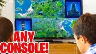 How to Split Screen in Fortnite XBOX PS4 amp NINTENDO SWITCH [upl. by Sublett413]