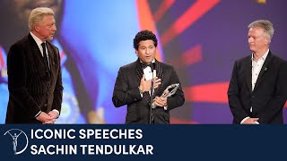 SACHIN TENDULKAR  Iconic Speech [upl. by Nylasoj]