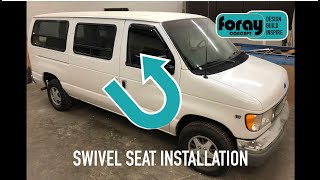 Econoline Swivel Seat Install [upl. by Naejarual]