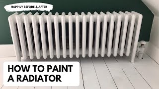 How to Paint a Radiator Spray vs Brush [upl. by Bittencourt]