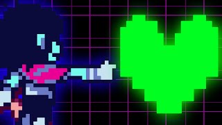 Deltarune Green Soul Mod DeltaRuined [upl. by Kcirddot656]