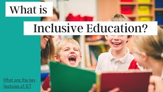 What is inclusive education [upl. by Okimat]