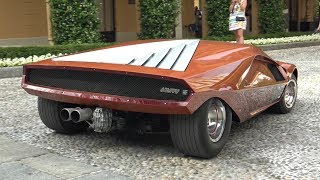 1970 Lancia Stratos HF Zero Concept  Start Up Sound Driving Overview amp More [upl. by Araas811]