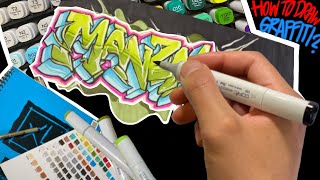 HOW TO DRAW GRAFFITI FOR BEGINNERS 2020 [upl. by Flight]