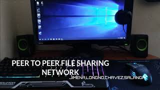 peer to peer network file sharing tutorial [upl. by Kimitri]