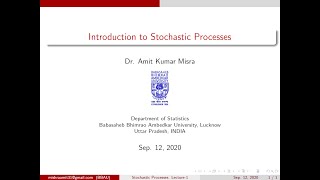 Introduction to Stochastic Processes [upl. by Yemrots]