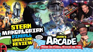 Stern The Mandalorian Pro Pinball Unboxing Setup and Review  BABY YODA THE CHILD [upl. by Nivat]