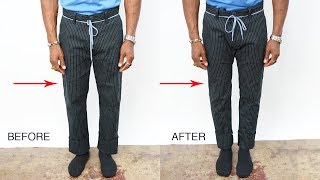 HOW TO TAPER YOUR PANTS [upl. by Goode]