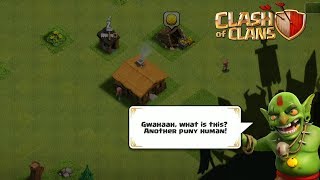 HOW TO PLAY CLASH OF CLANS PART 1 [upl. by Nivled169]