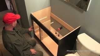 How To Install a Bathroom Vanity [upl. by Nemzzaj]